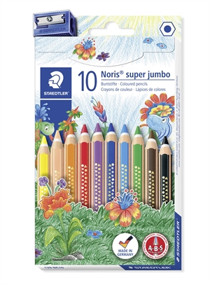 Staedtler Crayon Noris Club Super Jumbo Ass (10)